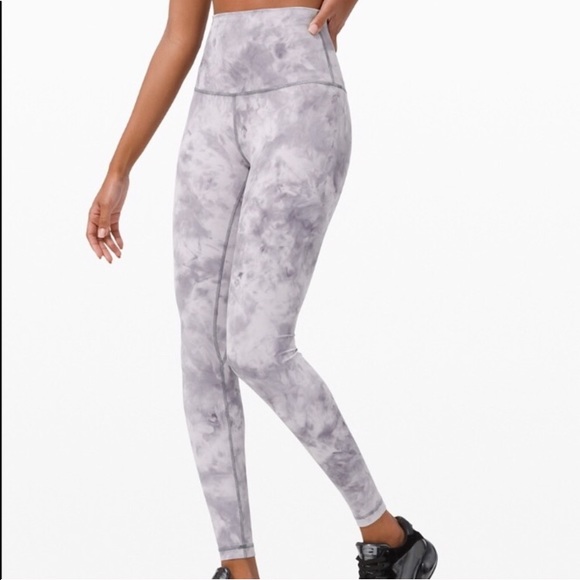 Lululemon Align Marble Grey Tie Dye 